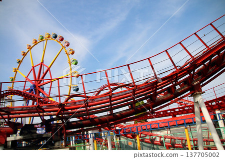 Amusement park image photo Amusement park image photo 137705002