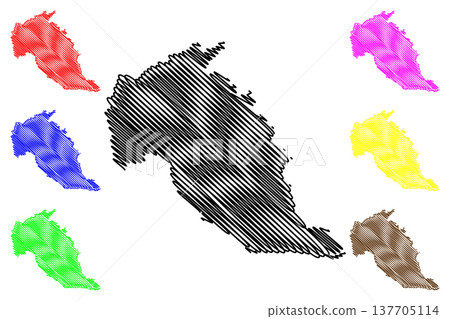 Marilandia municipality (Espirito Santo state, Municipalities of Brazil, Federative Republic of Brazil) map vector illustration, scribble sketch Marilandia map Marilandia municipality (Espirito Santo state, Municipalities of Brazil, Federative Republic of Brazil) map vector illustration, scribble sketch Marilandia map 137705114