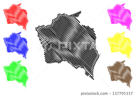 Presidente Kennedy municipality (Espirito Santo state, Municipalities of Brazil, Federative Republic of Brazil) map vector illustration, scribble sketch map Presidente Kennedy municipality (Espirito Santo state, Municipalities of Brazil, Federative Republic of Brazil) map vector illustration, scribble sketch map 137705337