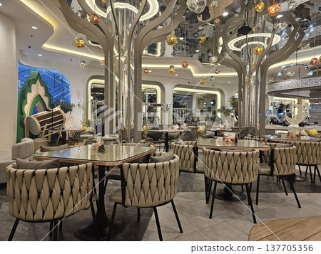 this is sofa and chair at cafe in five stars hotel on Banjarbaru City this is sofa and chair at cafe in five stars hotel on Banjarbaru City 137705356