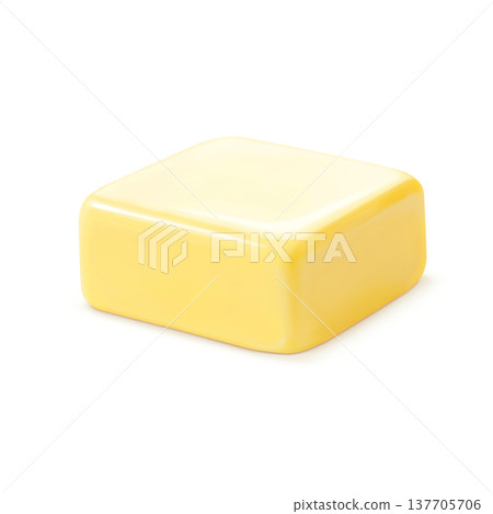 Butter illustration real 137705706
