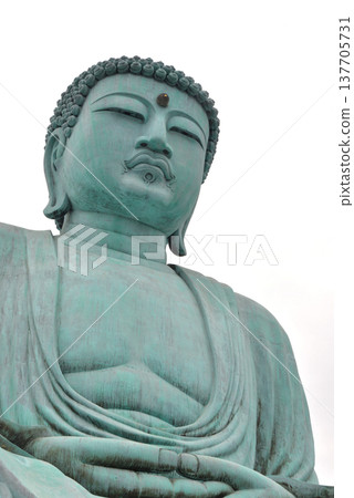 A statue of the Buddha of Buddhism, Japanese style, 137705731