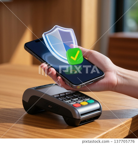 composite image of hand holding smartphone 137705776