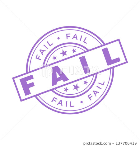 Fail Letter Rubber Stamp Template Design Fail Letter Rubber Stamp Template Design 137706419
