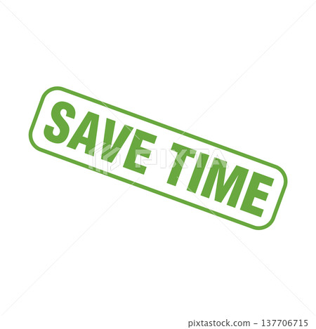 Save Time Letter Rubber Stamp Template Save Time Letter Rubber Stamp Template 137706715