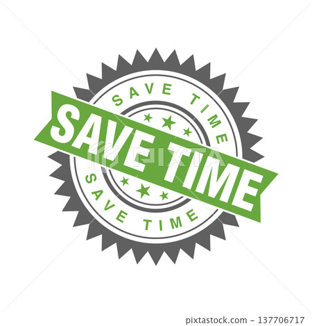 Save Time Letter Rubber Stamp Template Save Time Letter Rubber Stamp Template 137706717