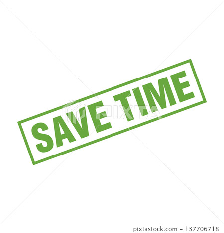 Save Time Letter Rubber Stamp Template Save Time Letter Rubber Stamp Template 137706718