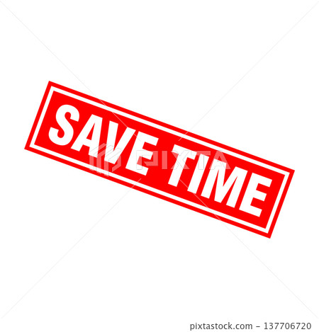 Save Time Letter Rubber Stamp Template Save Time Letter Rubber Stamp Template 137706720
