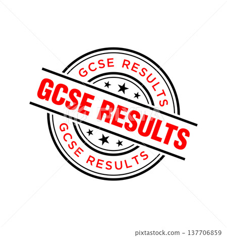 GCSE Results Letter Rubber Stamp Template 137706859
