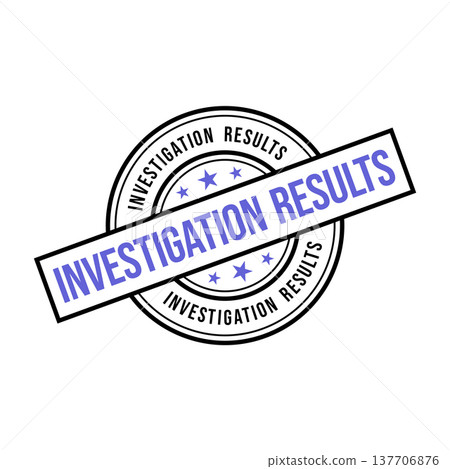 Investigation Results Letter Rubber Stamp Template 137706876