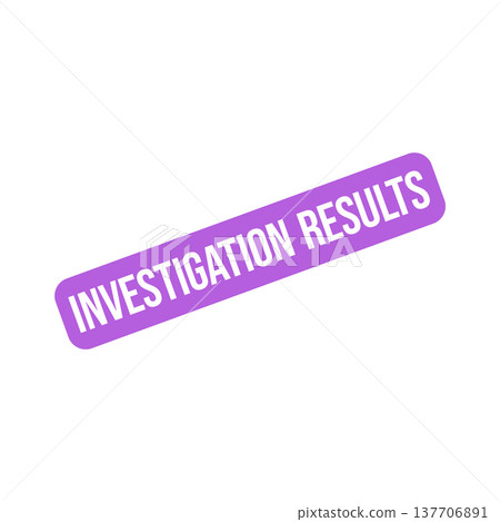 Investigation Results Letter Rubber Stamp Template 137706891