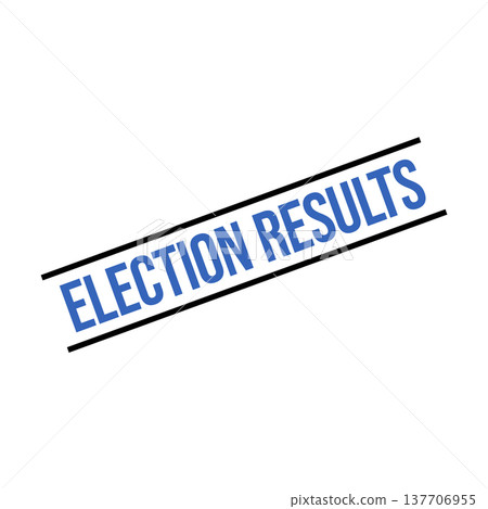Election Results Letter Rubber Stamp Template Election Results Letter Rubber Stamp Template 137706955
