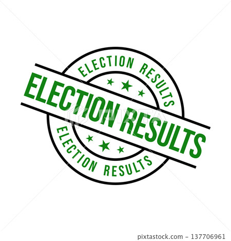 Election Results Letter Rubber Stamp Template Election Results Letter Rubber Stamp Template 137706961