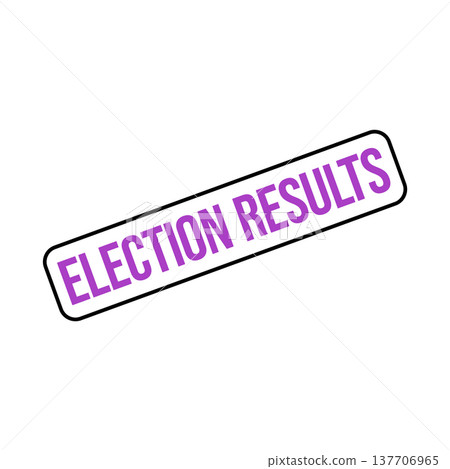 Election Results Letter Rubber Stamp Template Election Results Letter Rubber Stamp Template 137706965