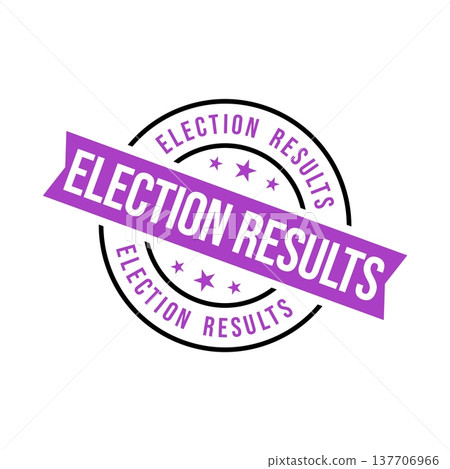 Election Results Letter Rubber Stamp Template Election Results Letter Rubber Stamp Template 137706966