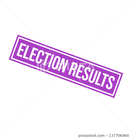 Election Results Letter Rubber Stamp Template Election Results Letter Rubber Stamp Template 137706968