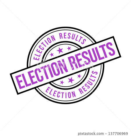 Election Results Letter Rubber Stamp Template Election Results Letter Rubber Stamp Template 137706969