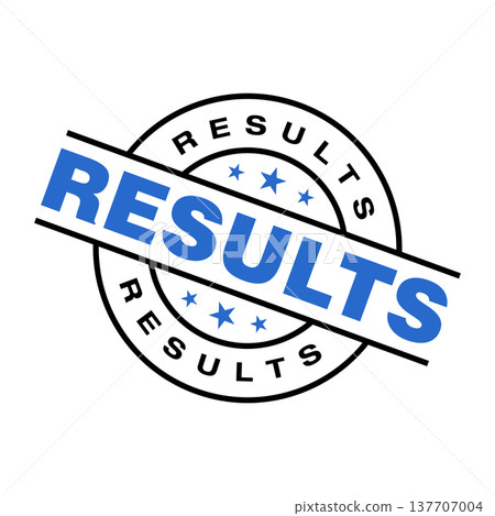 Results Letter Rubber Stamp Template Results Letter Rubber Stamp Template 137707004