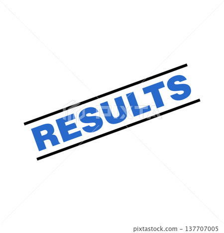Results Letter Rubber Stamp Template 137707005