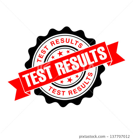 Test Results Letter Rubber Stamp Template Test Results Letter Rubber Stamp Template 137707012