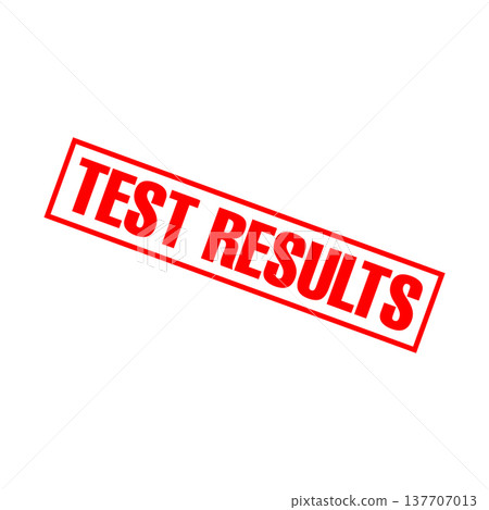 Test Results Letter Rubber Stamp Template Test Results Letter Rubber Stamp Template 137707013