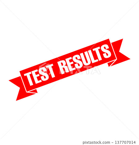 Test Results Letter Rubber Stamp Template 137707014