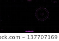 Futuristic HUD Interface with Circular Radar and Neon Purple UI 137707169