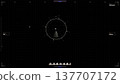 Futuristic Compass HUD Interface with Radar Display 137707172