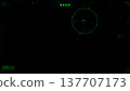 Green Military Radar HUD Interface Compass Targeting System 137707173