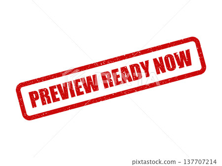 Grungy rectangular rubber stamp with PREVIEW READY NOW text, signaling immediate content availability Grungy rectangular rubber stamp with PREVIEW READY NOW text, signaling immediate content availability 137707214