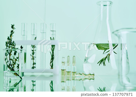 Natural herbal extracts essential oils in laboratory research Natural herbal extracts essential oils in laboratory research 137707971