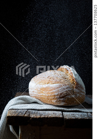 Fresh homemade bread 137708625