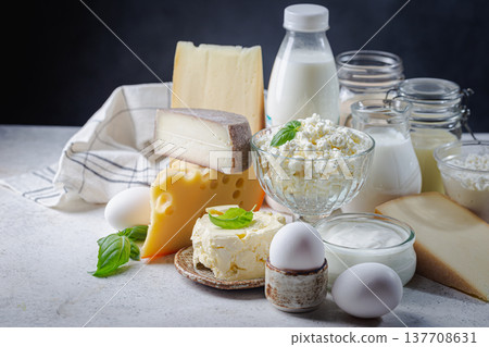 Fresh dairy products 137708631
