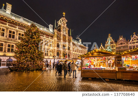 Belgium Antwerp Christmas Market 137708640