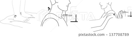 Mosquito piercing human skin on ankle while feeding on blood showing insect bite irritation 137708789