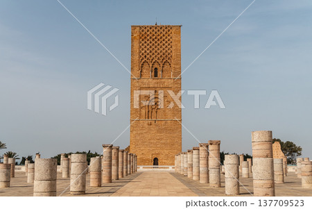 The Historic Hassan Tower in Rabat 137709523