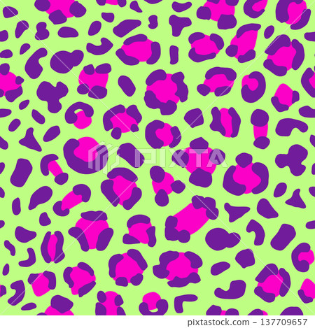 Leopard green seamless print Leopard green seamless print 137709657