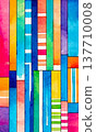 Bright abstract background with multicolored stripes 137710008