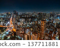 The city skyline from Tokyo Tower 137711881