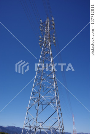 Power transmission tower (Yokkaichi City, Mie Prefecture) Power transmission tower (Yokkaichi City, Mie Prefecture) 137712011