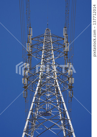 Power transmission tower (Yokkaichi City, Mie Prefecture) Power transmission tower (Yokkaichi City, Mie Prefecture) 137712014