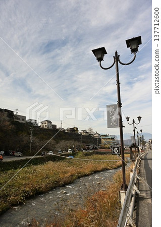 Autumn streetscape of the cobblestone streets of Shibu Onsen (Yamanouchi Town, Nagano Prefecture) Autumn streetscape of the cobblestone streets of Shibu Onsen (Yamanouchi Town, Nagano Prefecture) 137712600