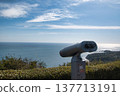 The sea and sky as seen through a telescope 137713191