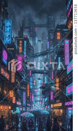 日本的未來城市 137713658