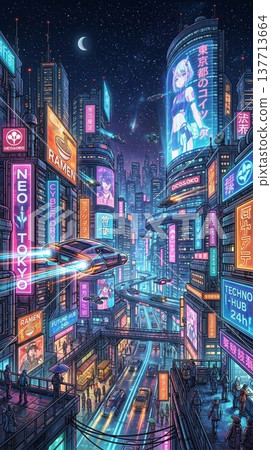 日本的未來城市 137713664