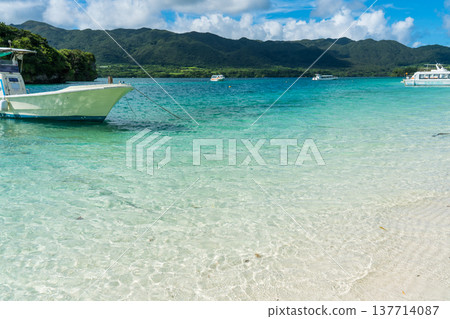 沖繩縣石垣島夏季的美麗風景 137714087