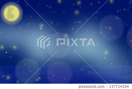 Fireflies and the Milky Way in the moonlight Fireflies and the Milky Way in the moonlight 137714204
