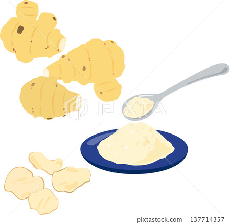 菊芋、菊芋粉和菊芋片 137714357