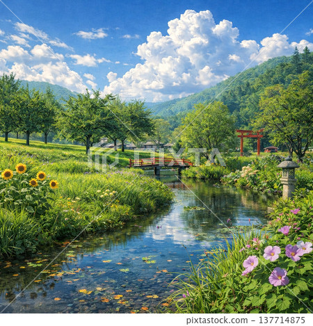 河畔夏日 河畔夏日 137714875