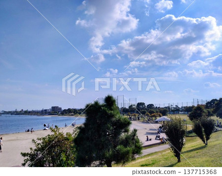 家鄉海灘公園的夏天 家鄉海灘公園的夏天 137715368